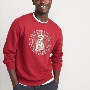 NWOT Old Navy Men's Red Holiday Sweater